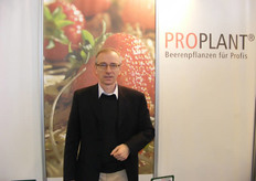 Aardbeiplanten leverancier Proplant werd vertegenwoordigd door Nandor Kardos uit Hongarije