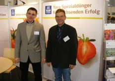Bij Yara werd de stand bemand door Lutz Wolter en Ralf Koehling