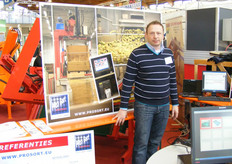 Rik Vanlessen in de stand van Pro-Sort