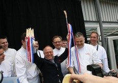 Trots wordt het witte goud getoond