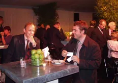 Jan Bakker (4 Fruit Company) en Randolf Aaldijk (Fyffes).