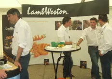 Lamb Weston had een enorme delegatie laten komen, zij zijn zoals elk jaar de fritessponsor van deze open dag.