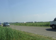 Het was een prachtige dag om mee te lopen over de demovelden.