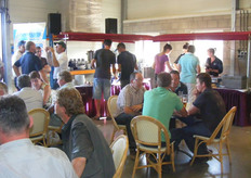 Het buffet werd alle eer aangedaan