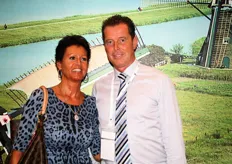 Jaap Wiskerke met zijn vrouw kwamen de beurs bezoeken.