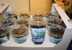 Douven Blauwe Bessen presenteerde de b-berry gedroogde blauwe bessen.