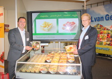 Hans van der Wegen en Steven Kleinjan van L van Gelder