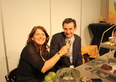 Dirian Boekhout en Mark Verweij proosten