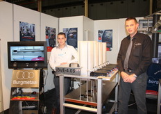 Jan Molenaar (links) en collega van Burg Metaal