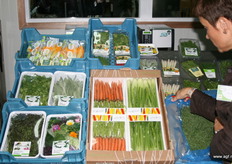 een gedeelte van het assortiment