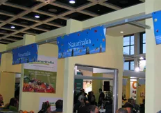 Naturitalia stand within the Italian exhibition (Piazza Italia) at Fruit Logistica