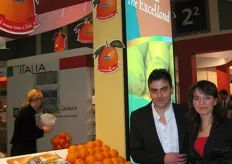 Paolo Parlapiano (Parlapiano Fruit) and Sabrina Ferlito of Consortium Riberella