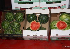 en mooi gesneden watermeloenen