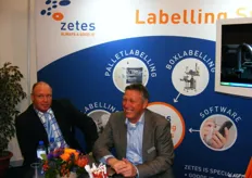 Harold Greven en Gerhard Kramer van Zetes Labelling Systems bv