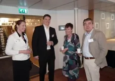 Tim en Jacobine van der Knaap, Nicolette Quaedvlieg en Frank Pijpers