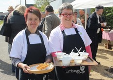 De dames die de soep hadden gemaakt