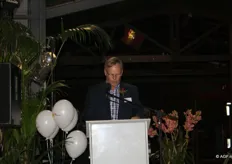 Wim Moerdijk tijdens zijn toespraak