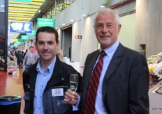 Jurgen de Witte van Starfruit (links) en Jan Prinsen (Ex-directeur verse producten bij Colruyt)