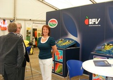 Bij de stand van BFV was Betty de gastvrouw