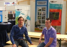 Niels Remmelink en Gijs v d Kolk bemannen de stand van Van Amerongen.