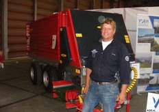 Kees Mollema van het gelijknamige mechanisatiebedrijf uit Friesland