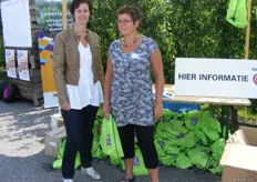 De DLV-dames van de organisatie, Carolien van Raak en Marianne Joosten