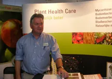 Een vertrouwd gezicht in de stand van Plant Health Care is Johan de Bakker