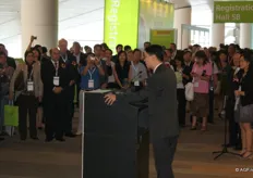 Opening Asia Fruit Logistica door Mr Vincent Fung, Acting Commissioner for Tourism
