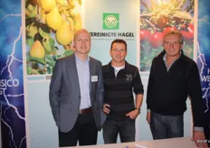 Jan Schreuder, Carel Verplak en Ries Vernooij van de Vereinigte Hagel