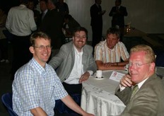 Sjaak Noordam, (Valstar Holland) Alexander Holleman (Pede), Riny van der Staak en John Thijssen (Pede).