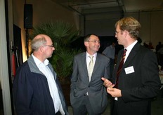 Twan van Hoof en Dre Habets en Kees Valstar.