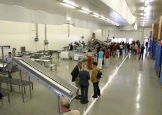 Moderne verpakkingshal: 600 m2 met 6 lijnen verpakkingscap. per uur: 5000 kg.