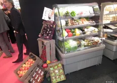 Groenten en fruit in de stand van Van Gelder