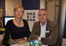 Rentina Padding en Hans Heins van NNZ waren tevreden over de beurs.