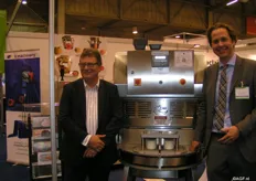 Alex Hofstee met Pierre Hagenaars van LC Machinery.