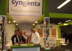 Gerry Rijkers, Karin Plat en Jan Hoogland van Syngenta