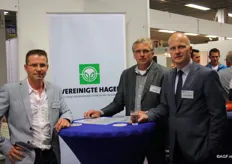 Carel Verplak, Ries Vernooij en Jan Schreuder van Vereinigte Hagel