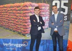 Alexander Khorosskov en Ton van 't Hof van Verbruggen Palletizing Solutions.