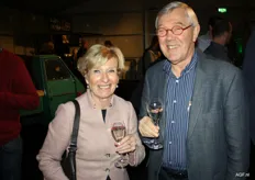 Leo Pels met zijn vrouw