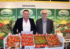 Guy De Meyer en Geert Vilez van Demargro. Handel loopt goed en er zit voor het bedrijf iets nieuws in de pijplijn.
