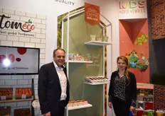 Paul van Mierop en Loes Van Der Velden van Den Berk. Delice is het nieuwe merk dat valt onder Den Berk. Ook zet het bedrijf in op duurzaamheid en dan met name in de verpakkingen.