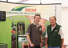 Aldert Engelsman met zijn collega van DCM Organische meststoffen