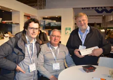 Jonathan Voorwinden, Peter Schultz en Gerrit Jan Kornet van Greenyard Fresh Netherlands BV.