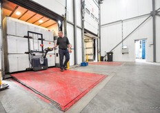 De paprika's worden dagelijks opgehaald bij telers verspreid over het hele land.