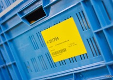 Ook op de EPS-kisten duidelijke codering.