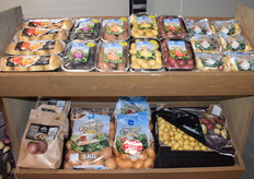 Assortiment aan verse aardappelen