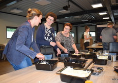 Deelnemers wisselen ideeën uit