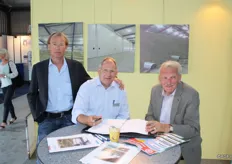 Pieter Jan Robbemont en René Rubbens van Geerlofs Refrigeration in overleg op de stand.