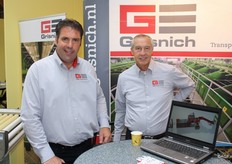 Gerard Bos en Hans Hoekstra op de Grisnich/Tolsma stand.