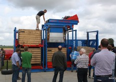 1 van de demonstraties die buiten plaats vonden